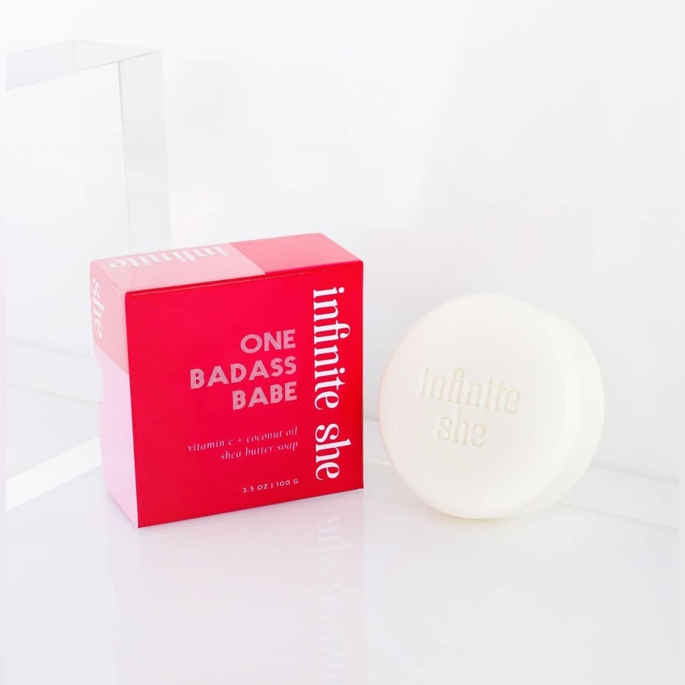 New Infinite She One Badass Babe Shea Butter Soap 3.5oz From Anthropologie!!🔥🔥🔥